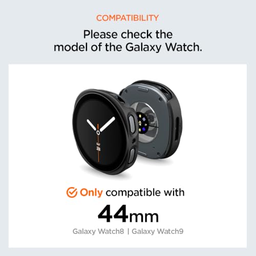 Image of Spigen Bezel Tune (Pilot) for Samsung Galaxy Watch 8 (44mm) Bezel Ring Protector Adhesive Cover (2025) - Silver