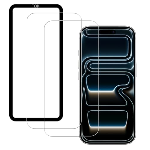 KPNS ガラスフィルム iphone 17 pro max 用 保護フィルム 日本旭硝子素材採用 対応 ガラスフィルム (2枚) + ガイド枠付き