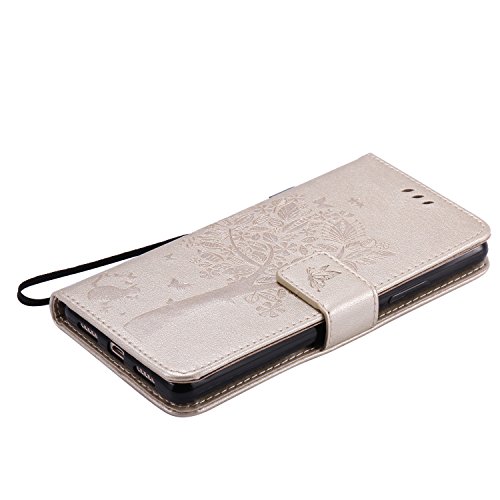 Voguecase® per Huawei P9 Lite, (grande albero