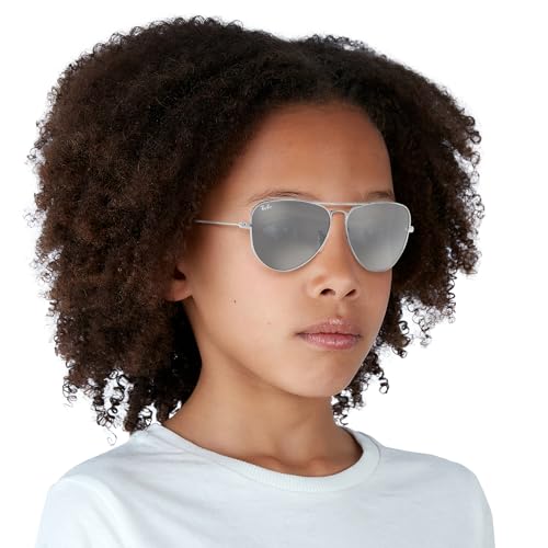 Image of Ray-Ban Junior Kids' Rj9506s Metal Aviator Sunglasses
