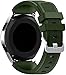 Produktbild Abasic kompatibel mit Huawei Watch GT/GT 2e / GT 2 (46mm) Armband, Silikon Uhrenarmband Sportarmband (22mm, Armeegrün)