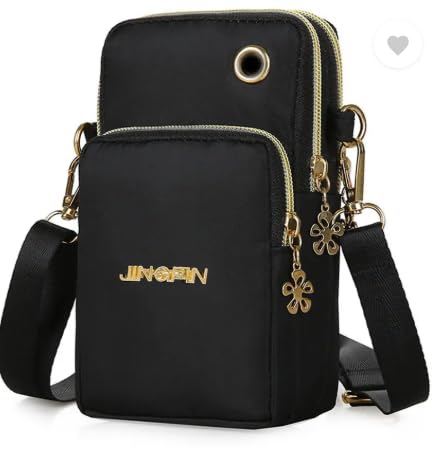 ONS Mobile Sling Bag for On the Go Ergonomic Crossbody Sling Bag for Phones Size Compact Sling Bags for Girls (Black)-picture-28