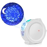 Starry Sky Projector LED Nebula Cloud Night Light 6 Colors Ocean Waving Light 360 Degree Rotation Night Lighting Lamp for Kids Party Birthday Deeply Sleep Starlight Projector