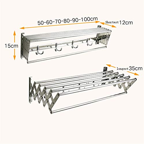 Rack de serviette mural haut de gamme en acier inoxydable durable - 3