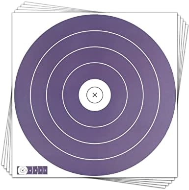 THREE ARCHERS NFAA 30pcs Archery Targets 40cm Standard Archery Targets 5 Ring Single Spot for Archery Training Competition Target Practice THREE ARCHERS NFAA 30pcs Archery Targets 40cm Standard Archery Targets 5 Ring Single Spot for Archery Training Competition Target Practice