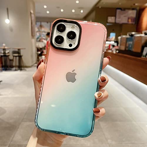 Coque iPhone XR X 7 8 Plus style dégradé bicolore protectrice et ultra légère