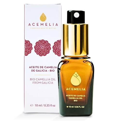 Huile de Camélia Bio 100% Naturelle - Hydratante et Nutritive pour le Visage, les Cheveux et le Corps - Huile sèche à Absorption Immédiate - Extraite à...