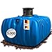 Produktbild 4rain Flat L Flachtank 5000 Liter inkl. Schachtverlängerung - Regenwassertank für Gartenbewässerung, Flacher Erdtank mit begehbarer Abdeckung