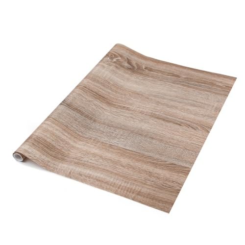 Create Your World 67.5cm x 15m d-c-fix SONOMA OAK LIGHT sticky back plastic vinyl wrap film (200-8433)