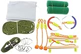 Dieses Set sorgt garantiert für jede Menge Spielspaß. Dabei werden Gleichgewichtssinn, Koordination und sogar die Ausdauer spielerisch gefördert. Nach kürzester Zeit, können die Kinder mit etwas Übung selbstständig über das Balancierseil herum tollen.