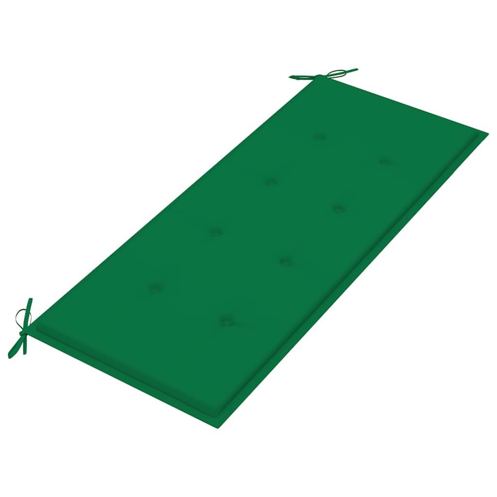 Ławka ogrodowa z nakładką, 120 cm, bambusowa, odporna na warunki atmosferyczne, ławka do siedzenia, do ogrodu, na taras, balkon, werandę, wytrzymała, stabilna dwuosobowa ławka do siedzenia z