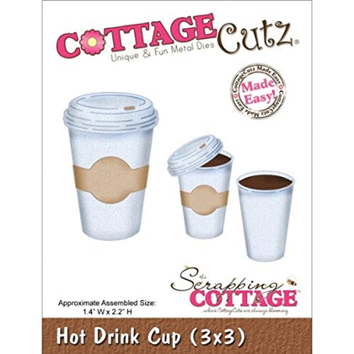CottageCutz 3Hot Drink Cup Die Cuts