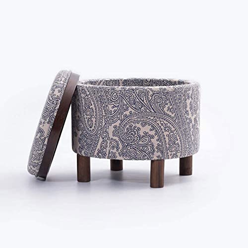 Repose-pieds et poufs tabourets multifonctions à rayures