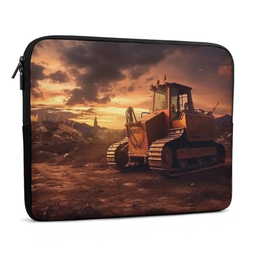 Funda para laptop 15 pulg Bulldozer resistente al agua miniatura 3