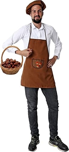DUCAVAL Costume de châtaignier pour homme adulte Taille M (avec tablier et bonnet) Cover