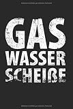  GAS WASSER SCHEIßE: 6X9 Zoll Notizbuch – Kariert – Din A5 Heft Für Klempner Mit 120 Seiten Tagebuch Planer  Notiz Buch Geschenk Journal Notebook Logbuch