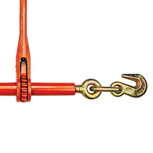 Image of VULCAN Ratchet Binder with Towing J Hook - 5,400 Pound Safe Working Load (Works with 5 /16 Inch or 3 /8 Inch Chain)
