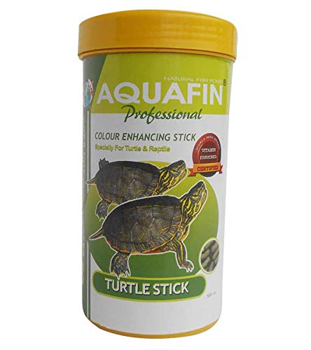 Aquafin KW Zone Professional Turtle Stick Floating Food for Turtles and Reptiles High Protein & Calcium 250ml