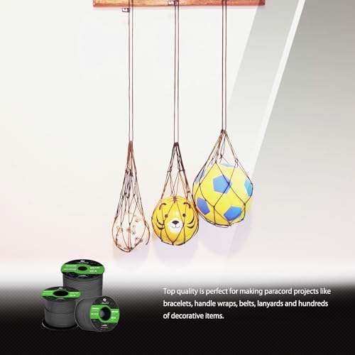 Abma Cord Paracord 2mm 1 Strand Parachute Cord 100% Nylon Rope - Max. 45kg (100lbs)