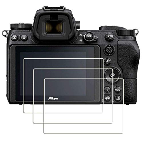 [3 Unidades] Masstimo Protector de Pantalla para Nikon Z7 Z6 Cámara, Protector de Pantalla Cristal Vidrio Templado, Gran Transparencia, Anti-arañazos.