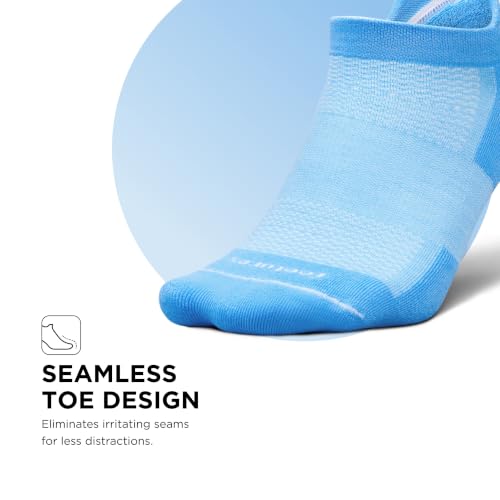 Image of Feetures High Performance Max Cushion Ankle Sock - Tab Socks for Women & Men with Heel Tab