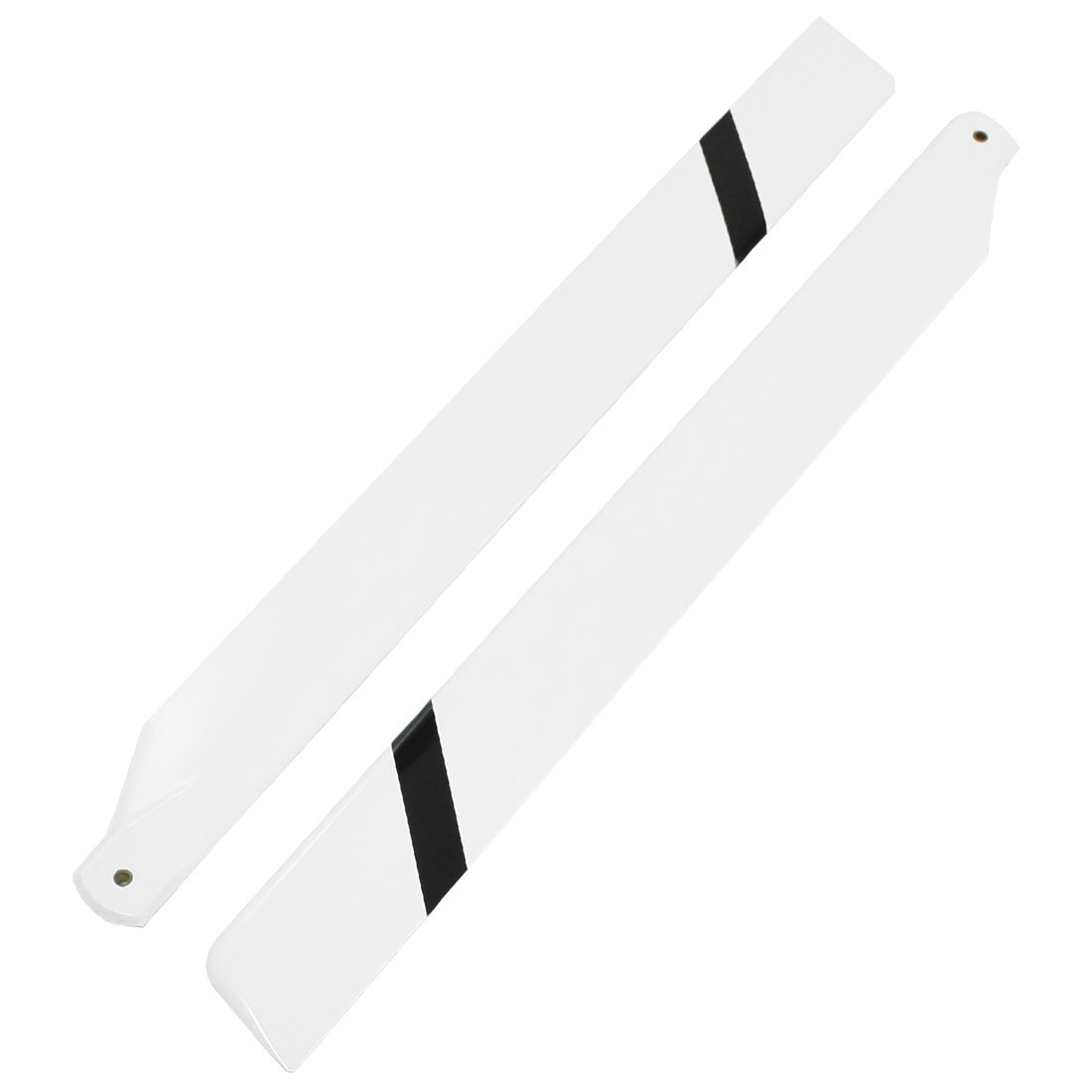 Aexit 2Pcs White Electrical equipment 325mm Glass Fiber Vane for Trex 450 RC Helicopter Toy