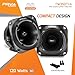 PRV AUDIO TW350Ti-4 Car Audio Bullet Tweeters - 240 Watts, 3x3 Inch Titanium Tweeters for Car Audio - Easy to Mount (Pair)