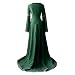 Vestidos para Mujer,Medieval Renacimiento Vestidos Coctel Elegante Larga Vintage Manga Larga Vestidos...