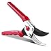 FLORA GUARD 8.5 Inch Traditional Bypass Pruning Shears,Tree Trimmers Secateurs,Professional Tree and Branch Hand Pruners