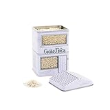 Balvi Bote Cocina Cucina Color Blanco Recipiente de Cocina Vintage en Forma de Restaurante Italiano B