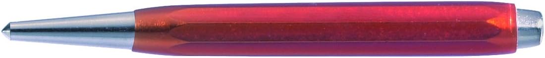 Bahco 3643-120 BH3643-120 Centre Punch with Hand Protection, Red/Silver, 120 mm