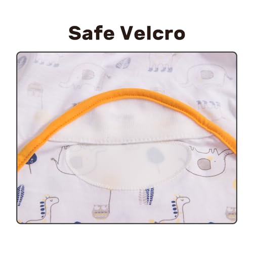 Image of Baby Swaddle Blanket, 2 Pack, Small-Medium, 0-3 Months, Orange | Newborn Swaddles, Easy Change Infant Wrap, Adjustable Swaddle Blanket