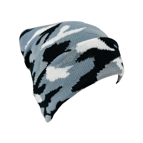 Super Soft Child Unisex Camo Print Winter Knit Beanie4