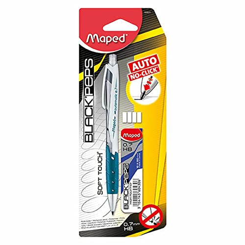 Maped Portaminas automático 0.7mm BlackPeps + 12 minas (559911)