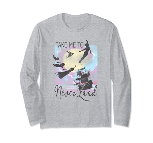 T-shirt Peter Pan Disney manches longues idéal pour fans de pop culture