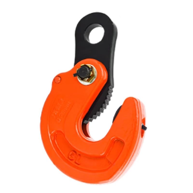 DNGXAOYA One-Piece Dolly Lifting Tongs, 1T-5T/2204lb-11023lb,Plate Lifting Clamp,Made of Non-Cracking Dolly, max. Opening 50mm/2in, for Lifting and Transportation(1T)