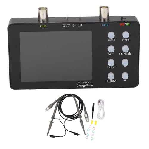 Digital Oscilloscope 2 Channel Portable LCD Screen USB Handheld Oscilloscope Kit 5V