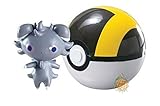 Pokemon TOMY Clip n Carry Pokeball Espurr & Ultra Ball Figure Set
