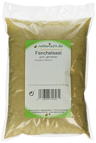 Naturix24 Fenchel Süß Gemahlen, 1er Pack (1 x 1 kg)