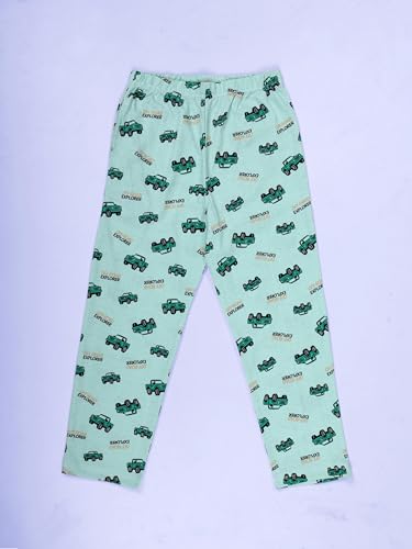Image of KiddoPanti Boys Printed Pyjama | 100% Cotton Single Jersey Fabric | All Over Printed Design | Relax Fit & Ankle Length | Pyjama Pant