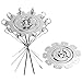 Yeruvce Accessoires de friteuse à air pour barbecue de cuisine, Cage de Kebab 304, four El¨¦Ctrique, piques en acier inoxydable, cage fourchette à rôtier, brosse pour gril