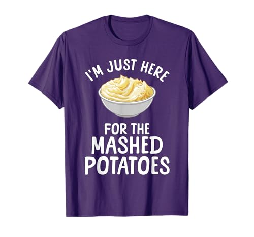Funny Mashed Potato Art for Men Women Food Mash Thanksgiving