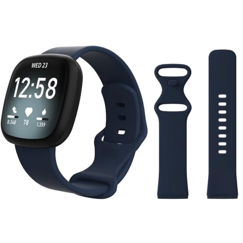 [�P�C����] fitbit versa3 �Ή� �o���h �V���R�� sense�p�x���g �X�}�[�g�E�H�b�`�p�x���g [L�T�C�Y�F�l�C�r�[] y1
