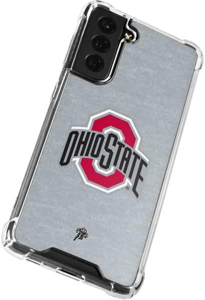 Skinit Clear Phone Case Compatible with Galaxy S22 - Officially Licensed Ohio State University OSU Logo Design