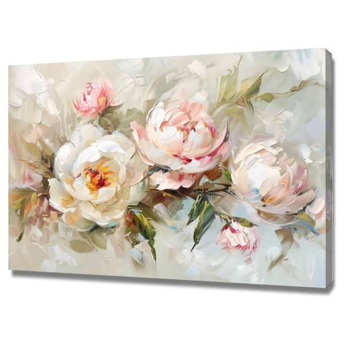 Impression sur toile WODJEM décoration murale peinture florale