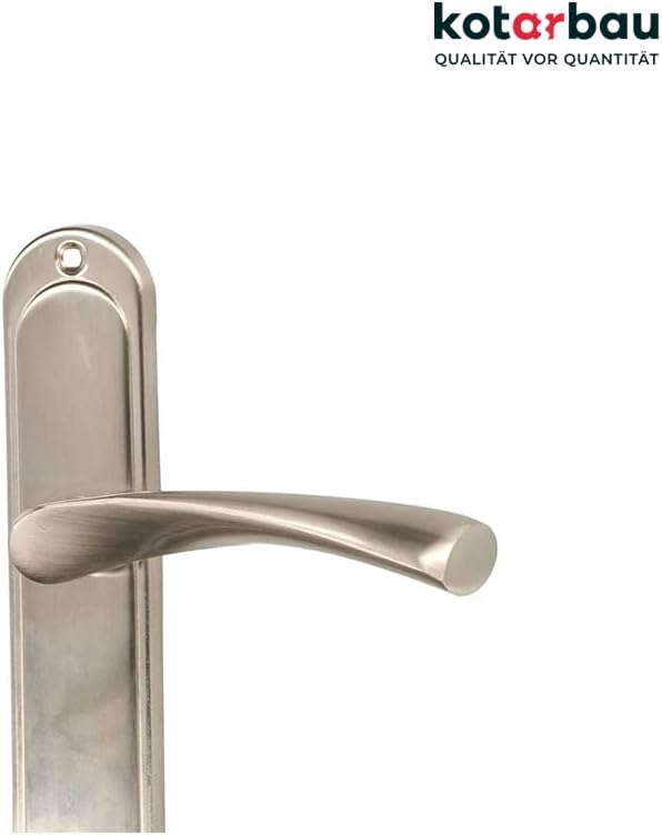 KOTARBAU Door Handle Blind Sign Door Handle Door Handle Long Plate Door Handle Set Interior Door Exterior Door Handle Gate Fitting 90 mm