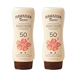 Hawaiian Tropic Sheer Touch Lotion Sunscreen SPF 50, 8oz Twin Pack | Hawaiian Tropic Sunscreen SPF 50, Sunblock, Broad Spectrum, Oxybenzone Free, 8oz each
