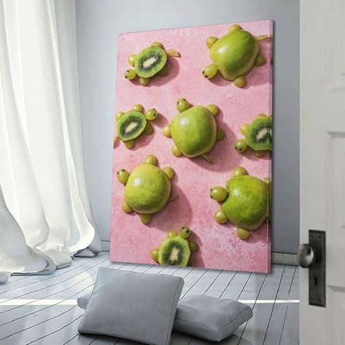 Décoration murale moderne ZHOUKEG tortue de fruits suspendre - 3
