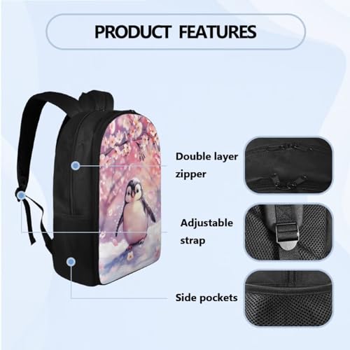 Penguin Backpack for Girls 6-8 8-10 Kids School Backpacks for Elementary Primary Students Little Girl Back to School Supplies4