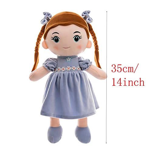Baby Girl Knuffeldier speelgoed katoen gevuld konijntje pluche dier hazenpop baby meisje pluche dier knuffeldier… - Image 5